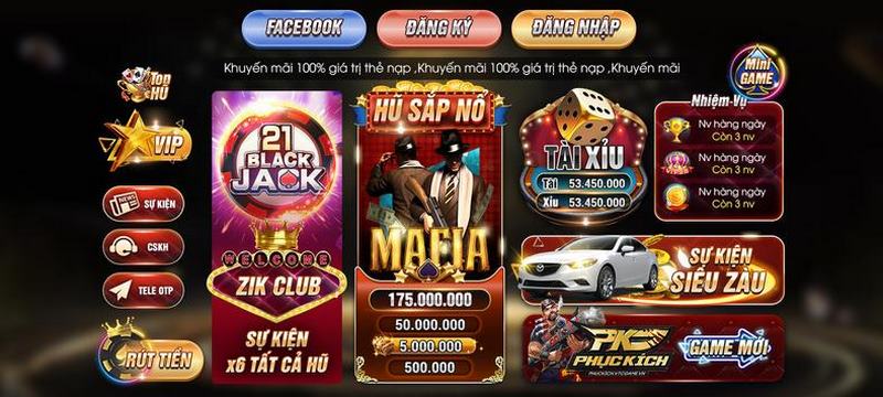 Zik Club - Tụ điểm đổi thưởng của các tín đồ xanh chín 7 Game bài trực tuyến sôi động cùng Zik Club